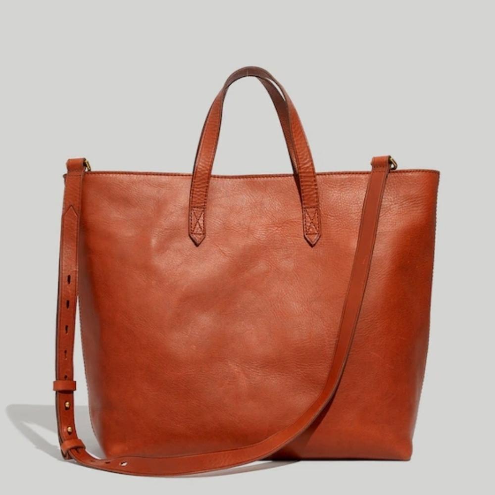 Madewell Zip Top Transport Tote NWOT